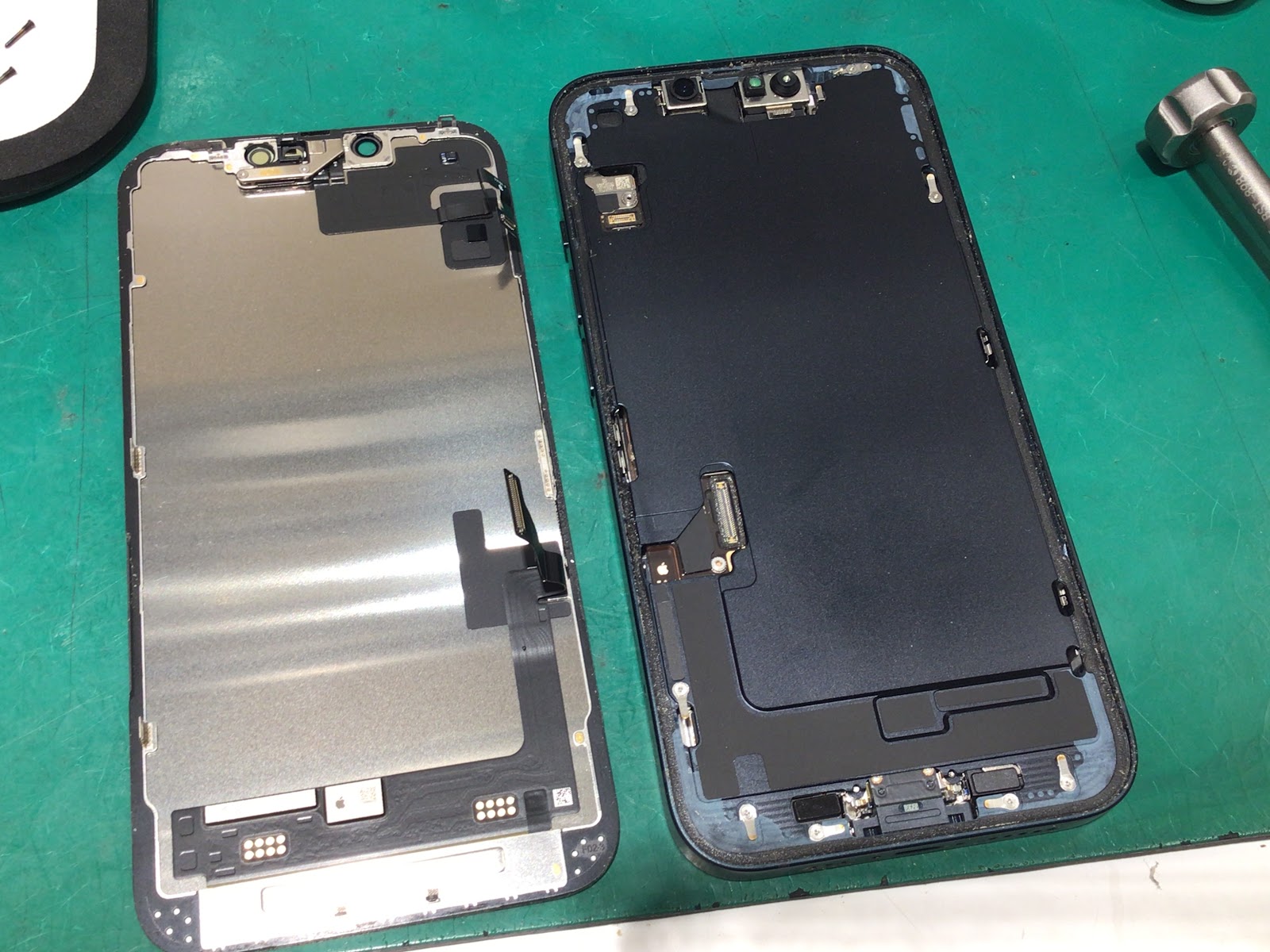 画面が映らなくなったiPhone14の修理をお受けいたしました！スマホ修理工房グランデュオ蒲田店です！